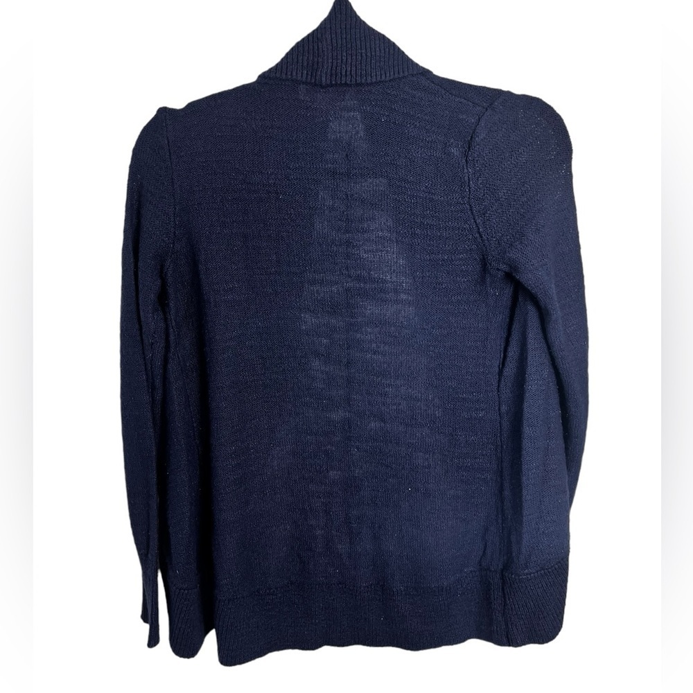 Lilly Pulitzer Amalie Open Front Cardigan Sweater size XS Navy - Picture 3 of 4